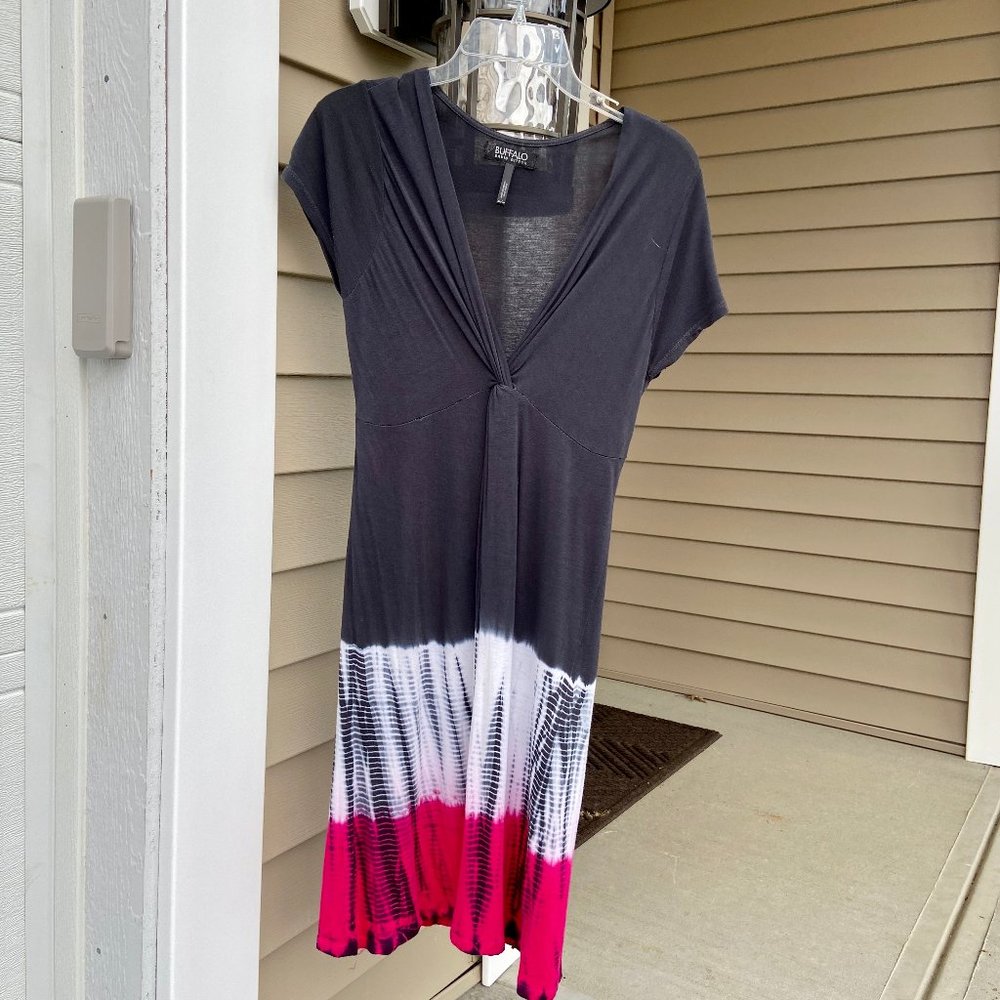 Buffalo David Bitton Grey/Tie-Dye Dress